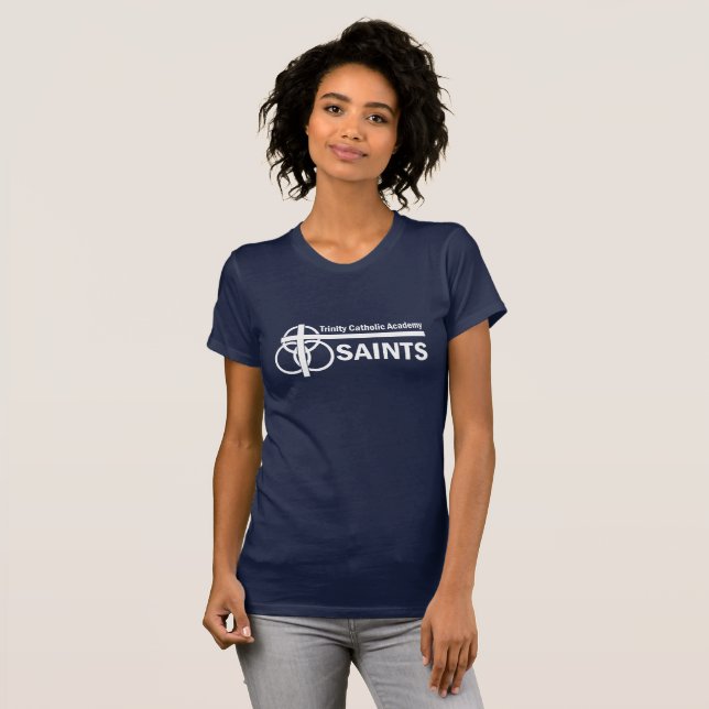 Camiseta O t-shirt da mulher: Santos do TCA (Frente Completa)