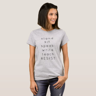 Camiseta O t-shirt da resistência
