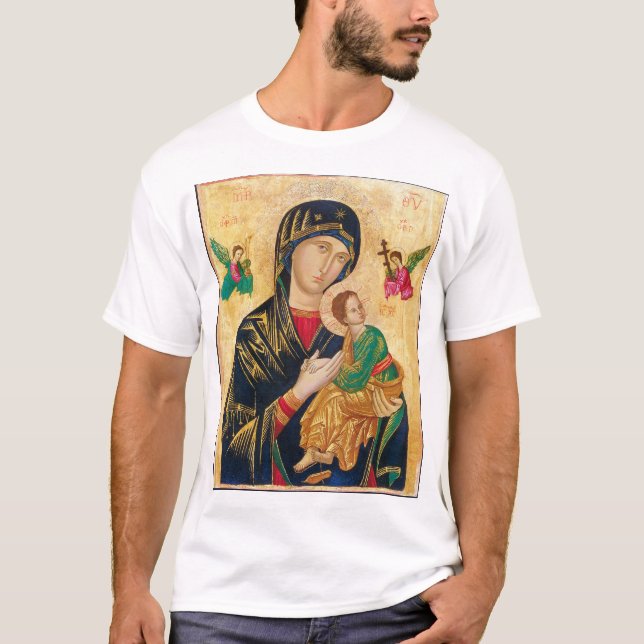 Camiseta O t-shirt da Virgem Maria (Frente)