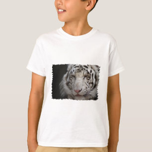 Camiseta O t-shirt das crianças brancas do tigre