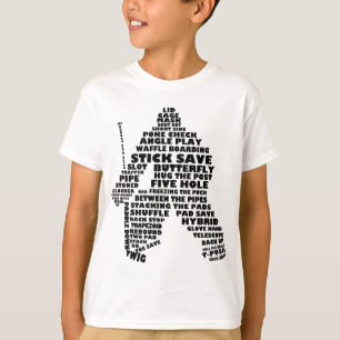 Camiseta O t-shirt das crianças da arte da palavra do