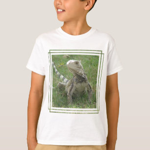 Camiseta O t-shirt das crianças da iguana