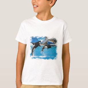 Camiseta O t-shirt das crianças das baleias da orca