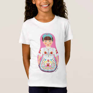 Camiseta O t-shirt das meninas de Matryoshka do Hungarian
