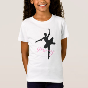Camiseta O t-shirt das meninas do balé