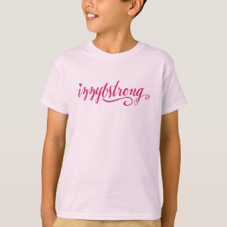 Camiseta O t-shirt das meninas do #IzzyBStrong (rosa