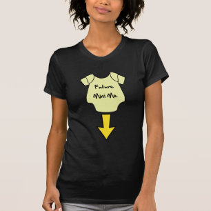Camiseta O t-shirt das mini mim mulheres futuras - gravidez