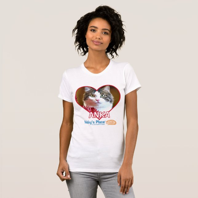 Camiseta O t-shirt das mulheres (Frente Completa)