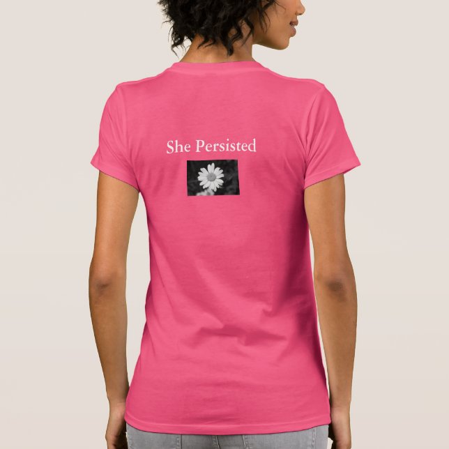 Camiseta O t-shirt das mulheres (Verso)