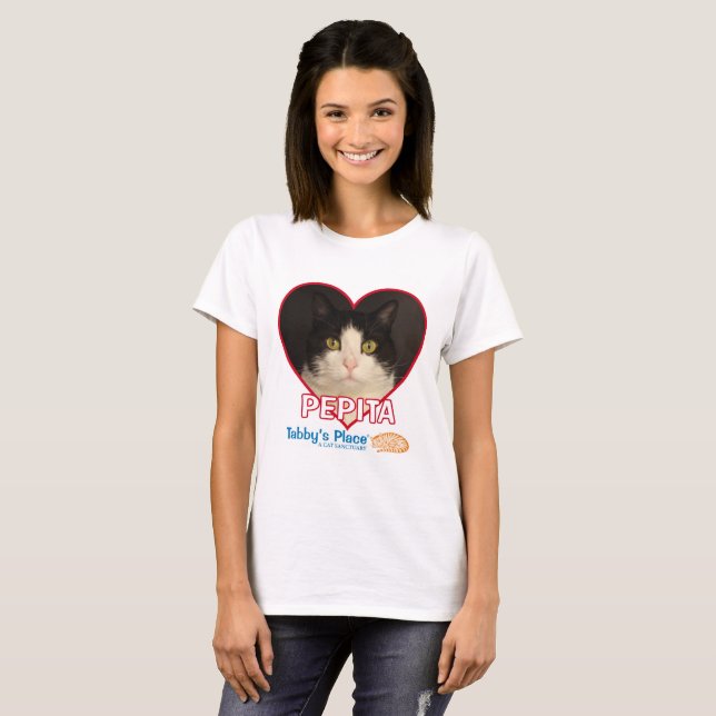Camiseta O t-shirt das mulheres (Frente Completa)