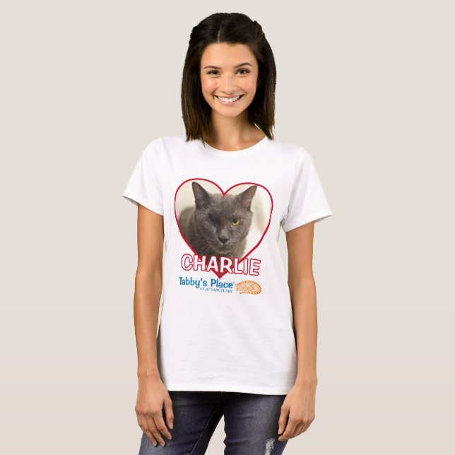 Camiseta O t-shirt das mulheres (Frente Completa)