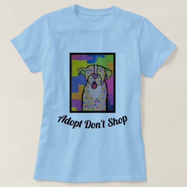 Camiseta O t-shirt das mulheres adoráveis com impressão (Frente do Design)