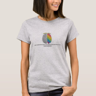 Camiseta O t-shirt das mulheres BINÁRIAS da geração X
