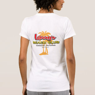 Camiseta O t-shirt das mulheres clássicas do clube da praia