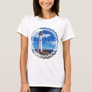 Camiseta O t-shirt das mulheres da arte do farol