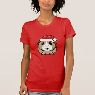 Camiseta O t-shirt das mulheres da cobaia do Natal
