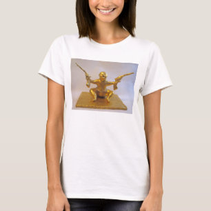 Camiseta O t-shirt das mulheres da escultura do Banger do