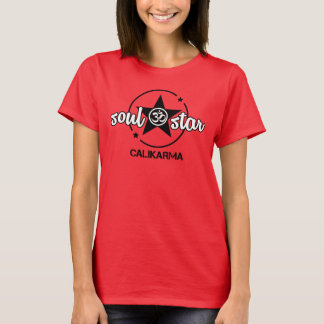 Camiseta O t-shirt das mulheres da estrela do ☆ da alma