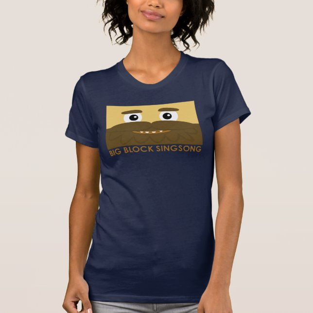 Camiseta O t-shirt das mulheres da região selvagem de BBSS (Frente)