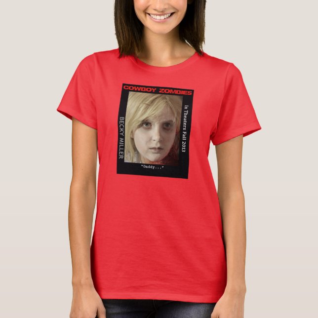 Camiseta O t-shirt das mulheres de Becky Miller (Frente)