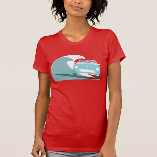 Camiseta O t-shirt das mulheres de Figaro (Frente)