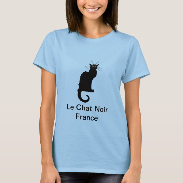 Camiseta O t-shirt das mulheres de Le Conversa Noir France (Frente)