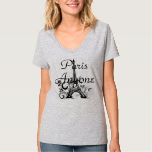 Camiseta O t-shirt das mulheres de Paris qualquer um.