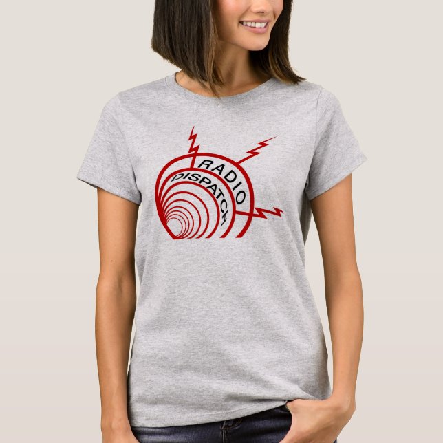 Camiseta O t-shirt das mulheres de rádio da expedição (Frente)