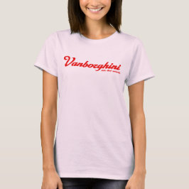 Camiseta O t-shirt das mulheres de Vanborghini