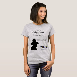 Camiseta O t-shirt das mulheres de William Bradford