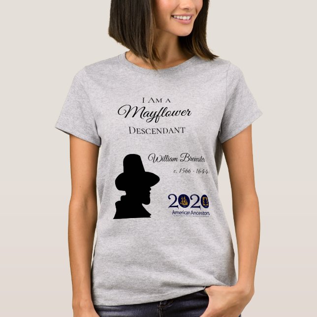 Camiseta O t-shirt das mulheres de William Brewster (Frente)