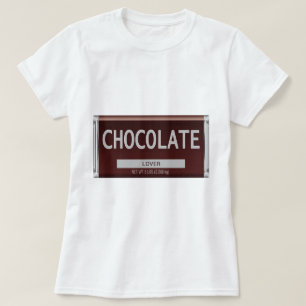 Camiseta O t-shirt das mulheres do amante do chocolate