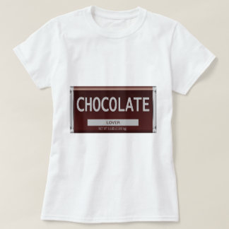 Camiseta O t-shirt das mulheres do amante do chocolate