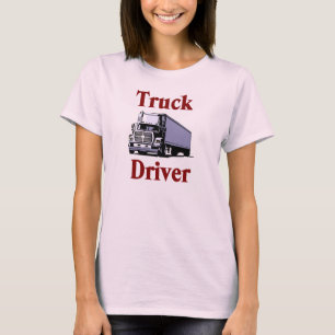 Camiseta O t-shirt das mulheres do camionista