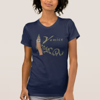 O t-shirt das mulheres do Campanile de Veneza St