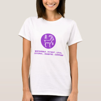 Camiseta O t-shirt das mulheres do Capricórnio