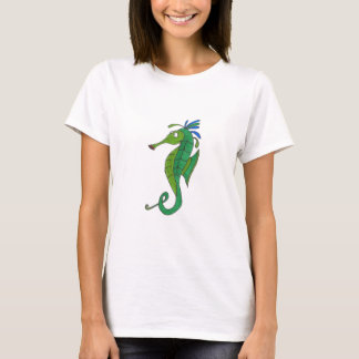 Camiseta O t-shirt das mulheres do cavalo marinho