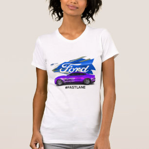 Camiseta O t-shirt das mulheres do Customizer do mustang
