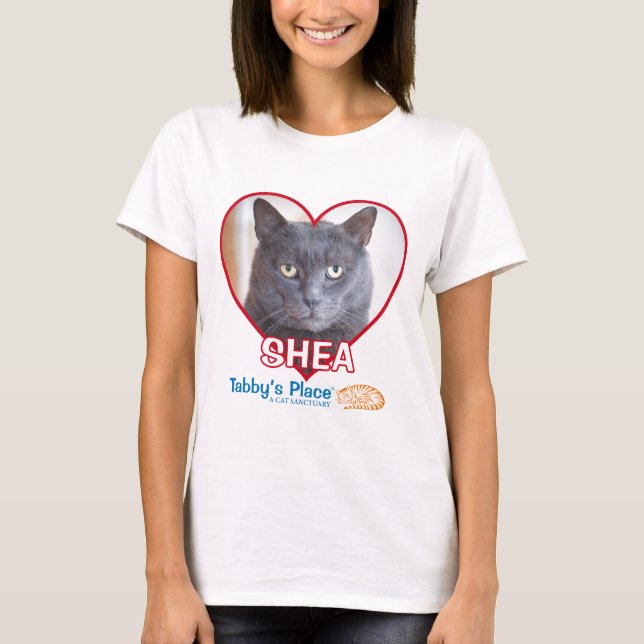 Camiseta O t-shirt das mulheres do Shea (Frente)
