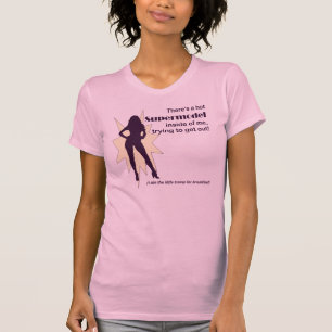 Camiseta O t-shirt das mulheres do supermodelo