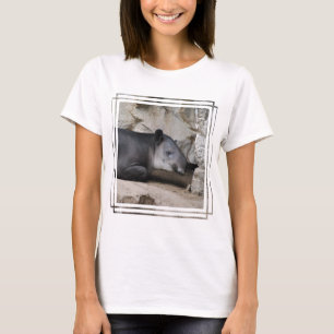 Camiseta O t-shirt das mulheres do Tapir de Baird