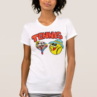 Camiseta O t-shirt das mulheres do tênis