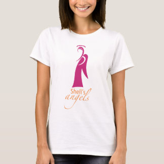 Camiseta O t-shirt das mulheres dos anjos de Shell