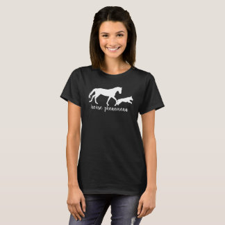 Camiseta O t-shirt das mulheres dos fenômenos do cavalo