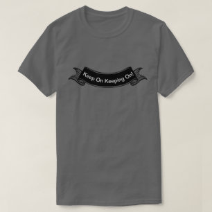Camiseta O t-shirt das mulheres dos homens mantem-se no