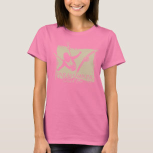 Camiseta O t-shirt das mulheres - exército