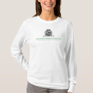 Camiseta O t-shirt das mulheres novas do instituto de