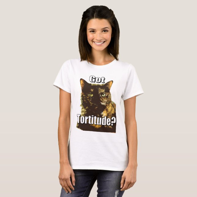 Camiseta O t-shirt das mulheres obtidas de Tortitude (Frente Completa)