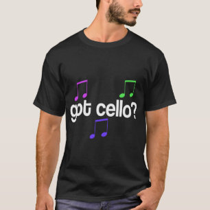 Camiseta O t-shirt das mulheres obtidas do violoncelo