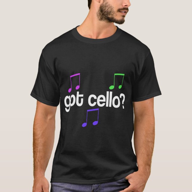 Camiseta O t-shirt das mulheres obtidas do violoncelo (Frente)